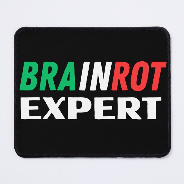 Item preview, BRAINROT EXPERT - Italian Flag Meme designed and sold by SarcasticCore.