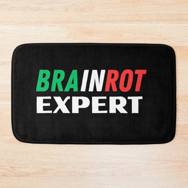 Item preview, BRAINROT EXPERT - Italian Flag Meme designed and sold by SarcasticCore.