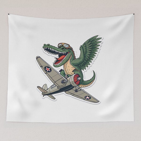 Item preview, Bombardino Crocodilo Italian Brainrot Meme Sticker T-shirt Design designed and sold by Calymera.