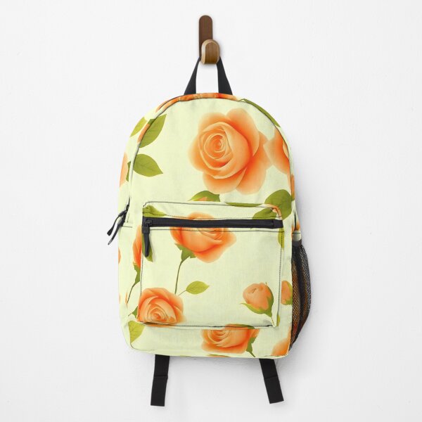 Item preview, Beautiful Orange Rose Pillow designed and sold by FestivityFinds.