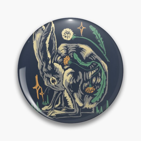 Item preview, Rabbit Blockprint, Blue designed and sold by Mariadanielsart.