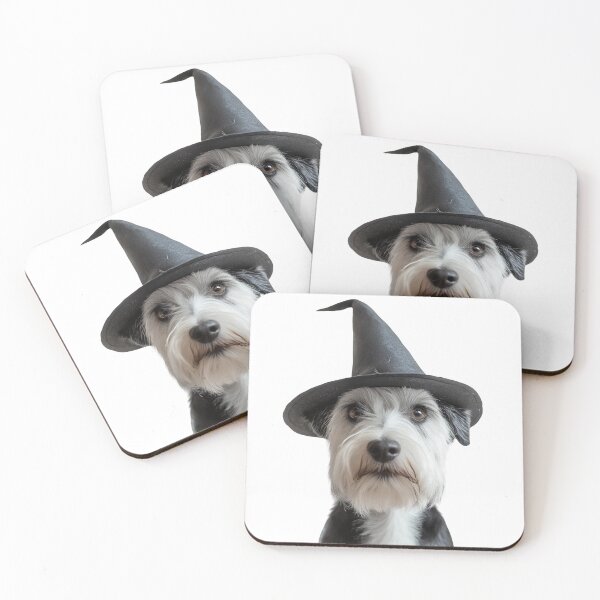 Item preview, Sealyham Terrier dog Wearing Halloween Witch Hat designed and sold by LazyOwlStore.