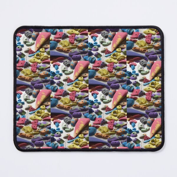 Item preview, Colorful Climbing Holds on Wall - Bouldering Gym Art - Photography by Avril Thomas designed and sold by MagpieSprings.