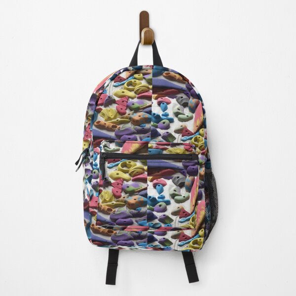 Item preview, Colorful Climbing Holds on Wall - Bouldering Gym Art - Photography by Avril Thomas designed and sold by MagpieSprings.