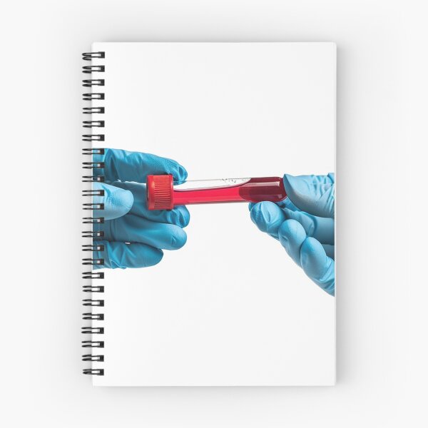 Item preview, Hands Holding Blood Test Tubes designed and sold by urzga.