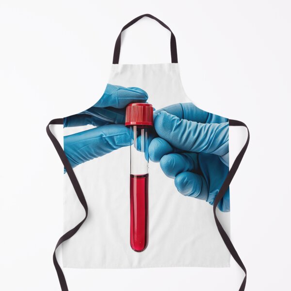 Item preview, Hands Holding Blood Test Tubes designed and sold by urzga.