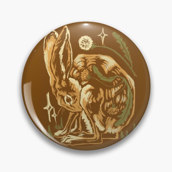Item preview, Rabbit Blockprint, Brown designed and sold by Mariadanielsart.