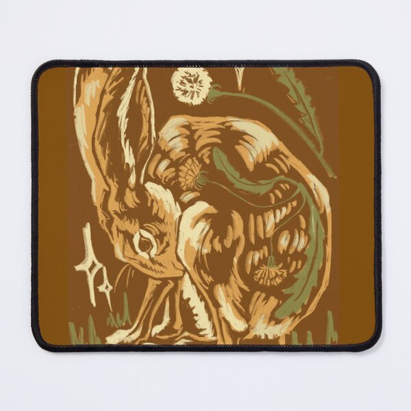 Item preview, Rabbit Blockprint, Brown designed and sold by Mariadanielsart.