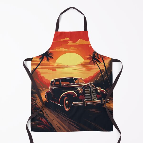 Item preview, Car With View Red Sunset designed and sold by MarthaDenna.
