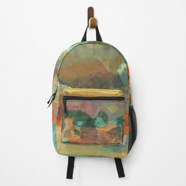 Item preview, Impressionism Landscape in Turquoise, Blues, Oranges and Greens designed and sold by Jessielee72.