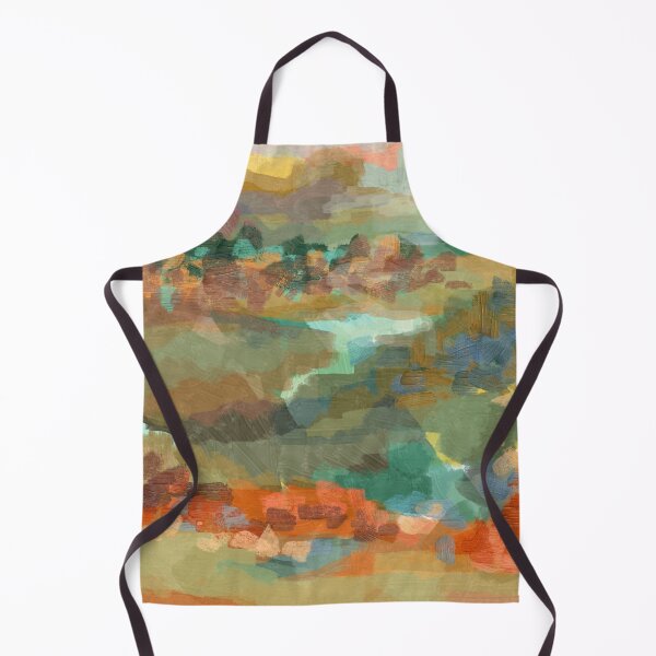 Item preview, Impressionism Landscape in Turquoise, Blues, Oranges and Greens designed and sold by Jessielee72.