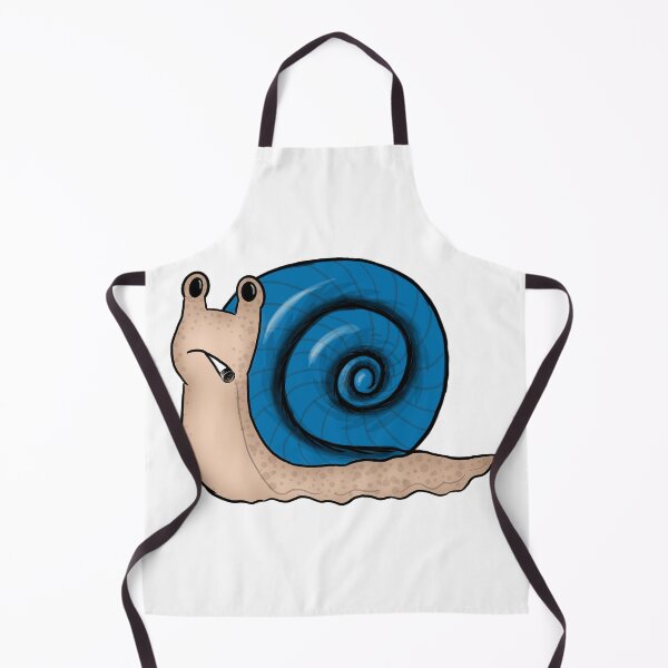 Item preview, Smoking Snail – Grumpy Cartoon Snail with a Cigarette | Dark Humor designed and sold by graceirisart.