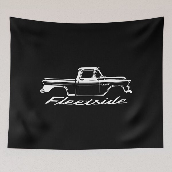 Item preview, 1958 Chevy Apache Fleetside Line Art designed and sold by TheArtOfCar.