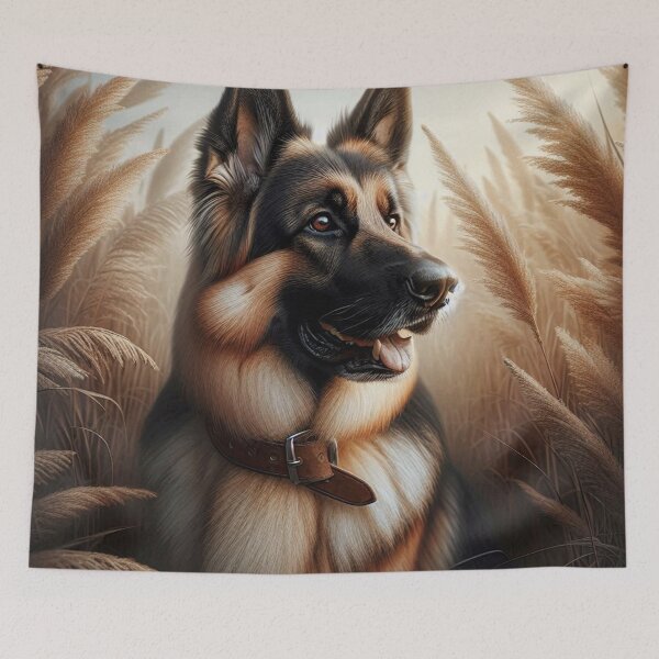 Item preview, German Shepherd Portrait designed and sold by Wags & Tails.