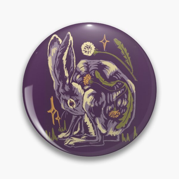 Item preview, Rabbit Blockprint, Purple designed and sold by Mariadanielsart.