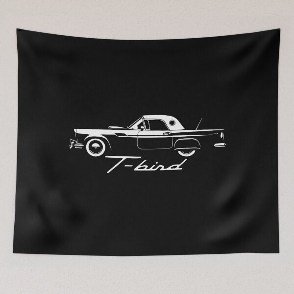 Item preview, 1957 Ford Thunderbird T-Bird Line Art designed and sold by TheArtOfCar.