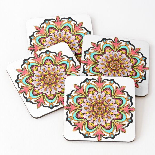 Item preview, Vibrant and Intricate Floral and Geometric Mandala Illustration for Decoration, Relaxation, and Inspiration designed and sold by Bulantanyong.