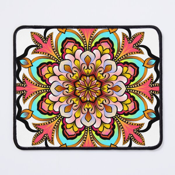 Item preview, Vibrant and Intricate Floral and Geometric Mandala Illustration for Decoration, Relaxation, and Inspiration designed and sold by Bulantanyong.