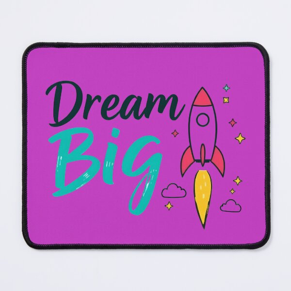 Item preview, Dream Big Rocket Inspiration Quote | Motivational Artwork designed and sold by gtrock.