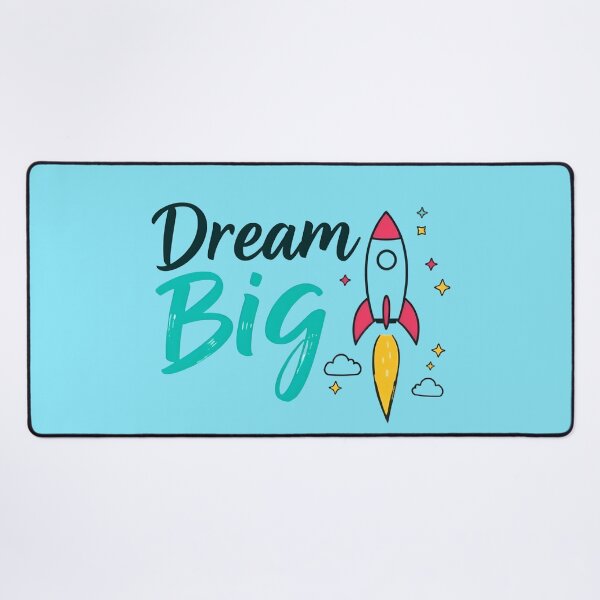 Item preview, Dream Big Rocket Inspiration Quote | Motivational Artwork designed and sold by gtrock.