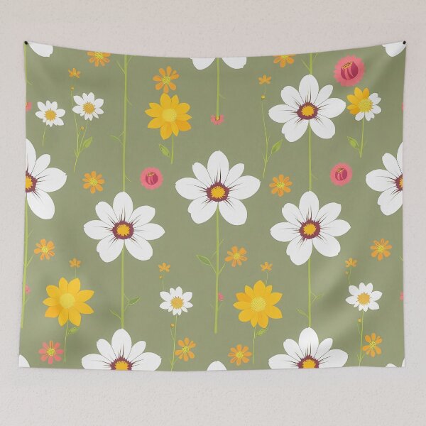 Artikelvorschau, Süßes Frühlingsblumenmuster A-Linien Kleid entworfen und verkauft von FestivityFinds.
