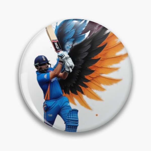 Item preview, Cricketer powerfully drives to the boundary. designed and sold by ValiantKnights.