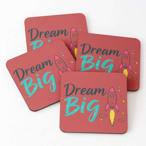 Item preview, Dream Big Rocket Inspiration Quote | Motivational Artwork designed and sold by gtrock.