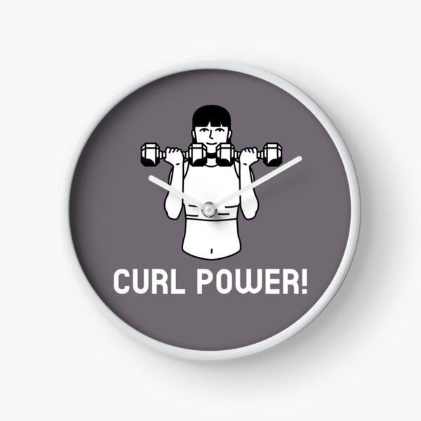 Item preview, Curl Power Funny Gym Bro designed and sold by RootedThreads.