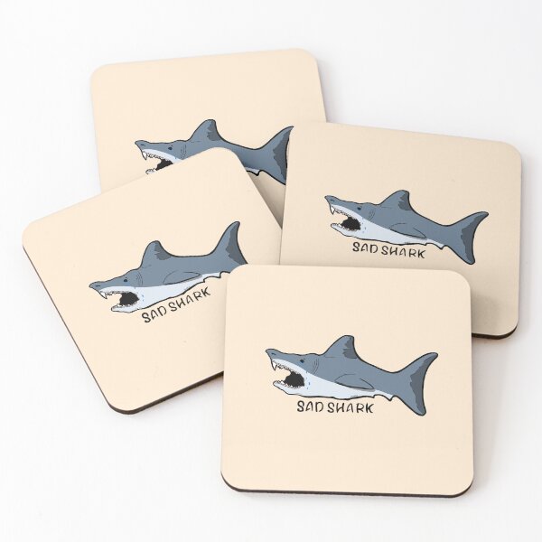 Item preview, Sad shark designed and sold by Rain Ant.