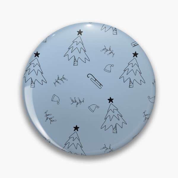 Item preview, Seamless Christmas patterns - blue background  designed and sold by DrawOnIt.