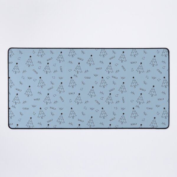 Item preview, Seamless Christmas patterns - blue background  designed and sold by DrawOnIt.