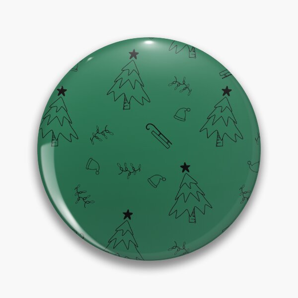 Item preview, Seamless Christmas patterns - dark green background  designed and sold by DrawOnIt.