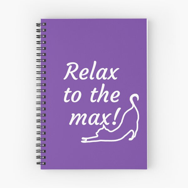 Item preview, Relax to the max cat designed and sold by KindfulQuotes.