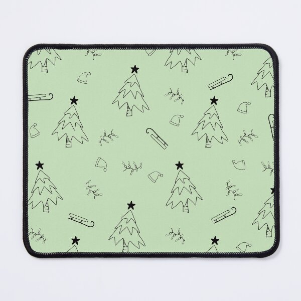 Item preview, Seamless Christmas patterns - light green background designed and sold by DrawOnIt.