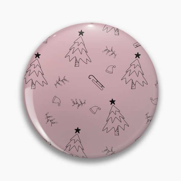 Item preview, Seamless Christmas patterns - pink background  designed and sold by DrawOnIt.