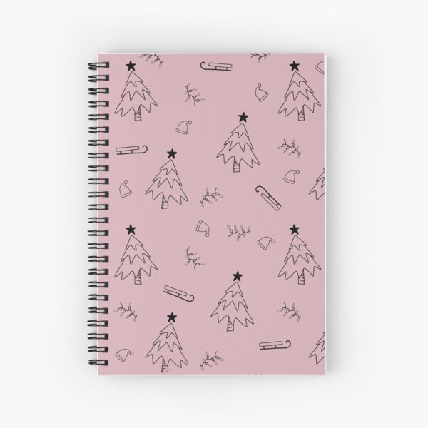 Item preview, Seamless Christmas patterns - pink background  designed and sold by DrawOnIt.