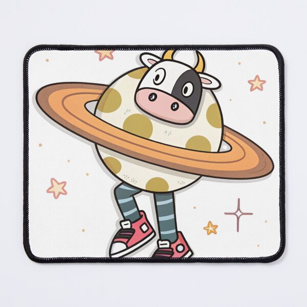 Vista previa del artículo con la obra «Diseño de camiseta con pegatina del meme "La Vaca Saturnita Italian Brainrot"», diseñado y vendido por Calymera.