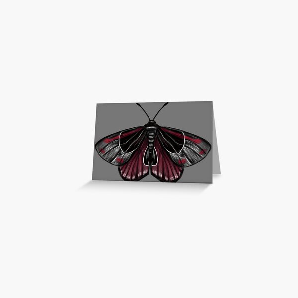 Item preview, Skull Butterfly in Red & Black Concept Art (Version 6) designed and sold by Scarlet Swan.