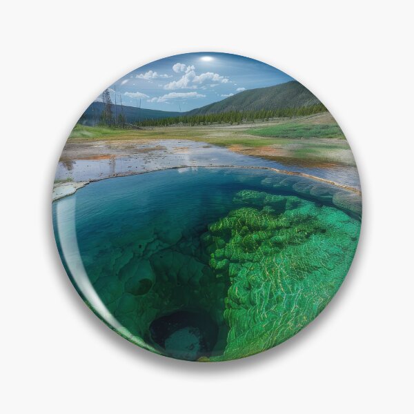 Item preview, Colorful Hot Spring in Yellowstone designed and sold by urzga.