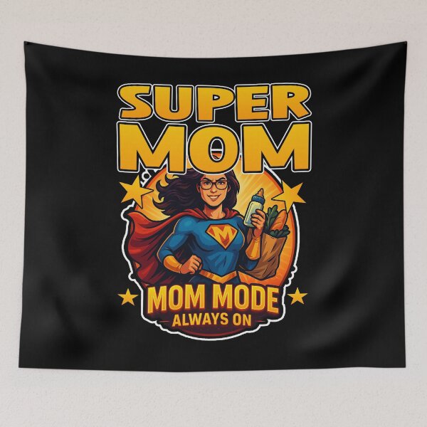 Item preview, SUPER MOM MOM MODE ALWAYS ON mothers day superb Mom best mother ever  designed and sold by Jt41.