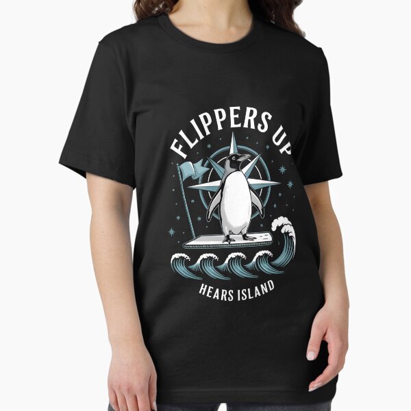 Item preview, Heard Island Flippers Up Penguin designed and sold by LifeUnboxed.