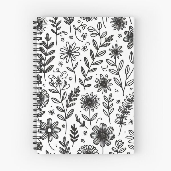 Item preview, Cute floral doodle pattern minimal seamless pattern designed and sold by Kalpa.