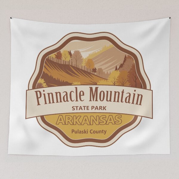 Item preview, Pinnacle Mountain, Pulaski County, Arkansas designed and sold by Wanderful-roads.