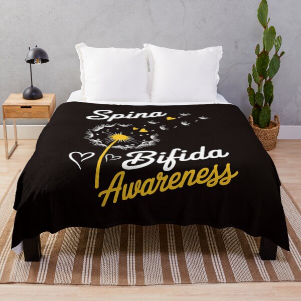 Item preview, Heart Dandelion Flower Yellow Ribbons Spina Bifida Awareness designed and sold by MAKOPOKOShop.