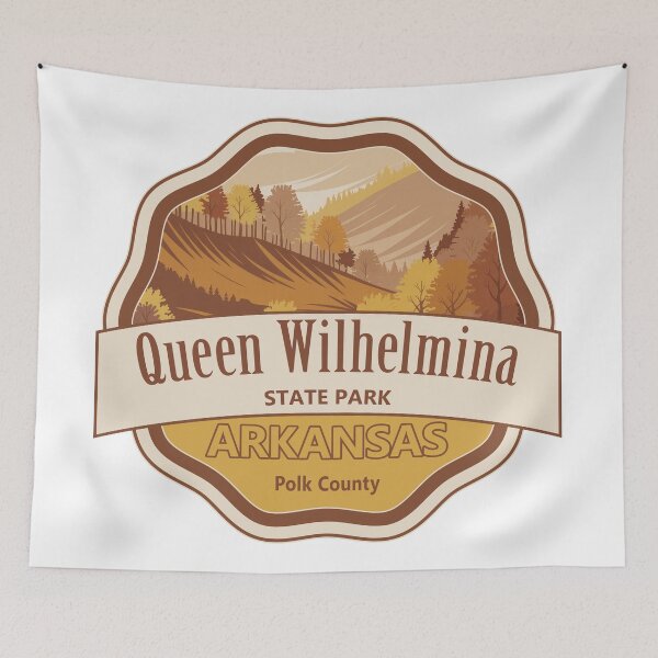 Item preview, Queen Wilhelmina, Polk County, Arkansas designed and sold by Wanderful-roads.