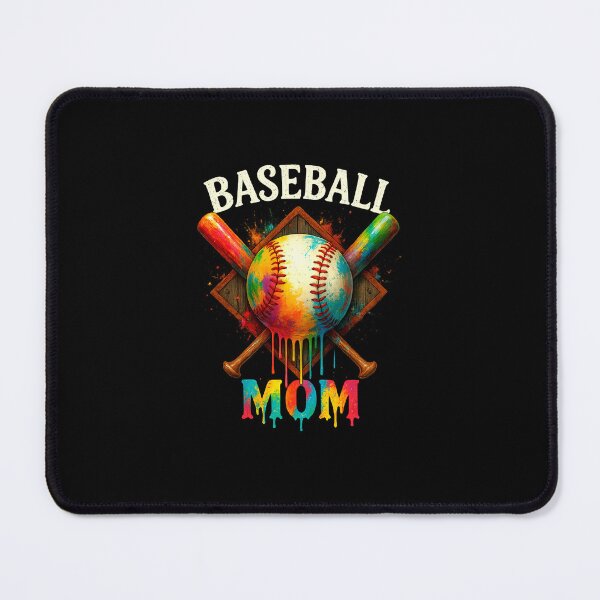 Item preview, Baseball Mom Color Splash Drip Crossed Bats Mother s Day designed and sold by diyoor.