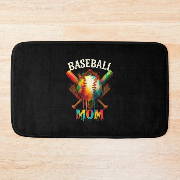 Item preview, Baseball Mom Color Splash Drip Crossed Bats Mother s Day designed and sold by diyoor.