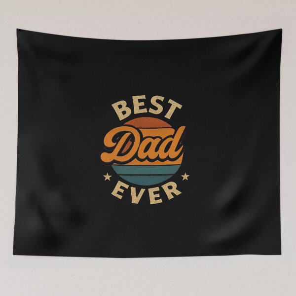 Item preview, Best Dad Ever Retro Vintage Colors Funny Daddy Father s Day  designed and sold by diyoor.