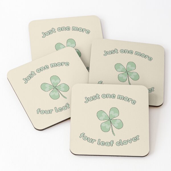 Item preview, Just one more four leaf clover designed and sold by HugSomeNettles.