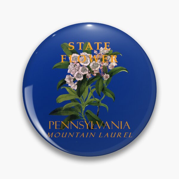 Item preview, Pennsylvania Territory Flower The Mountain Laurel designed and sold by taiche.